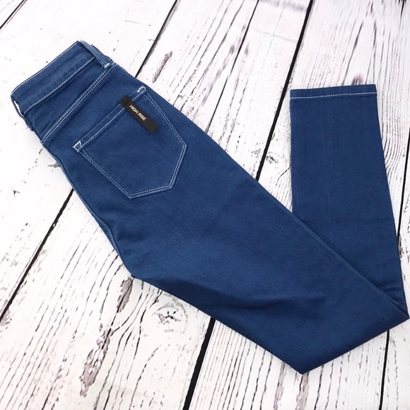 MASSIMO DUTTI |👖Blue High-Rise Stretchy Skinny Jeans - Picture 5 of 8